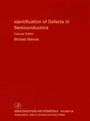 cover image of Identification of Defects in Semiconductors
